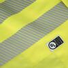 Oberon Hi-Vis FR/ARC-Rated 7.5 oz 88/12 Safety Vest, Snap Closure, Hi-Vis Yellow, L ZFA106-L